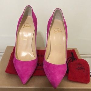 Brand new!!! So Kate 120 suede- ultra rose